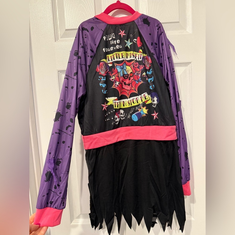 Punk Zombie Kids Costume Set - Picture 6 of 10